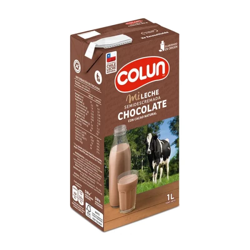 Imagen de Leche Colun S/Desc. Chocolate C/Cacao 1Lt.