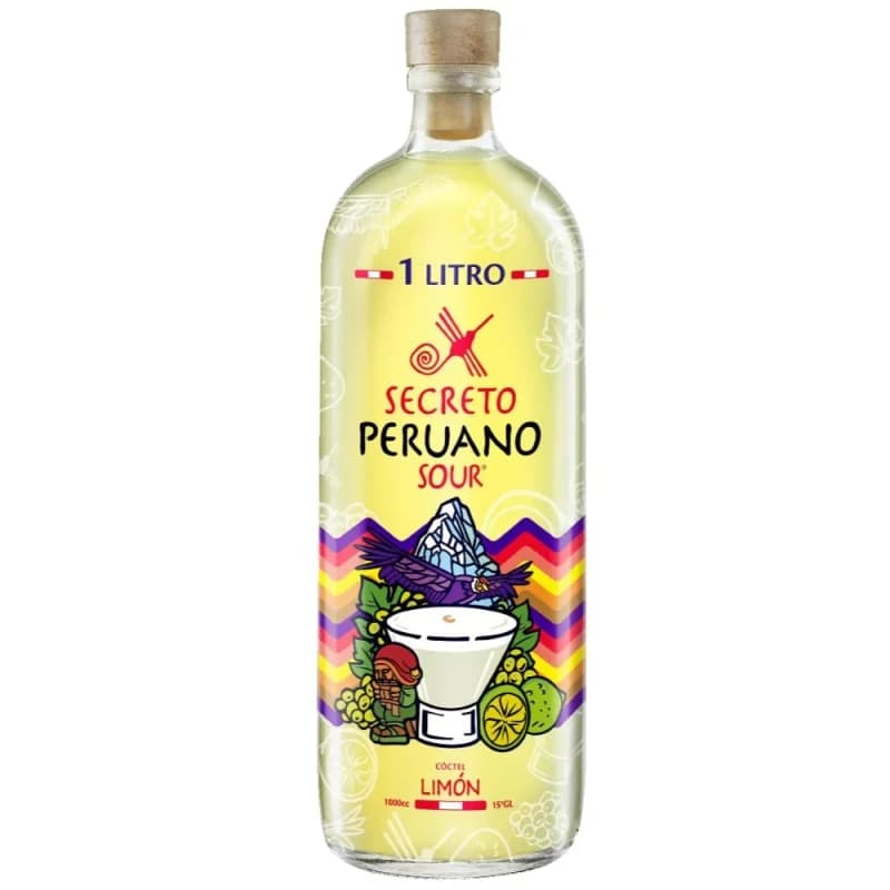 Imagen de Pisco Sour Secreto Peruano Limon 1000ml
