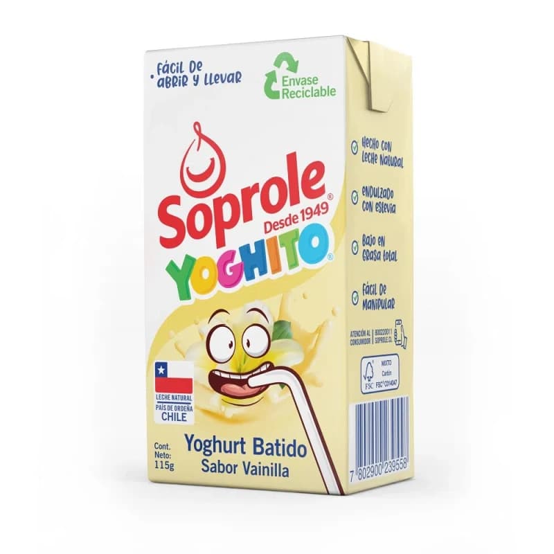 Imagen de Soprole Yoghito Sabor Vainilla 115gr