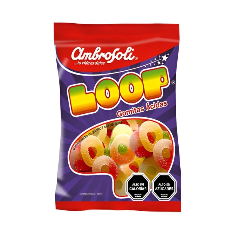 Imagen de Gomitas Acidas Loop 25gr