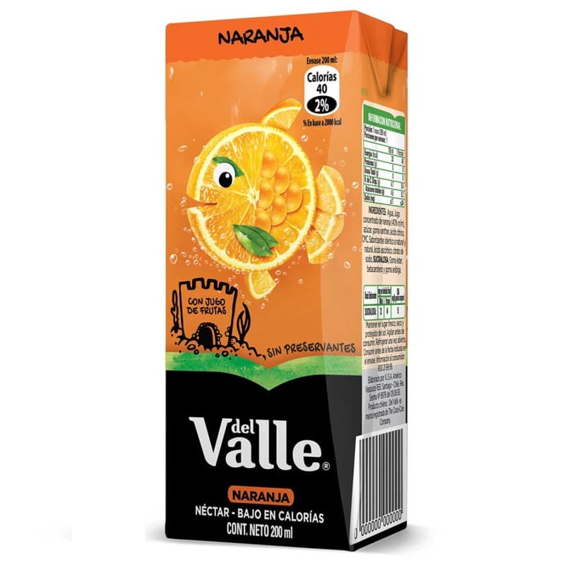 Imagen de Néctar del Valle Naranja 200ml