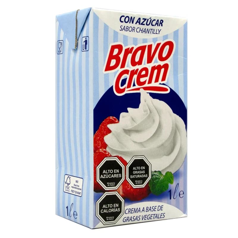 Imagen de Bravo Crem Sabor Chantilly 1L