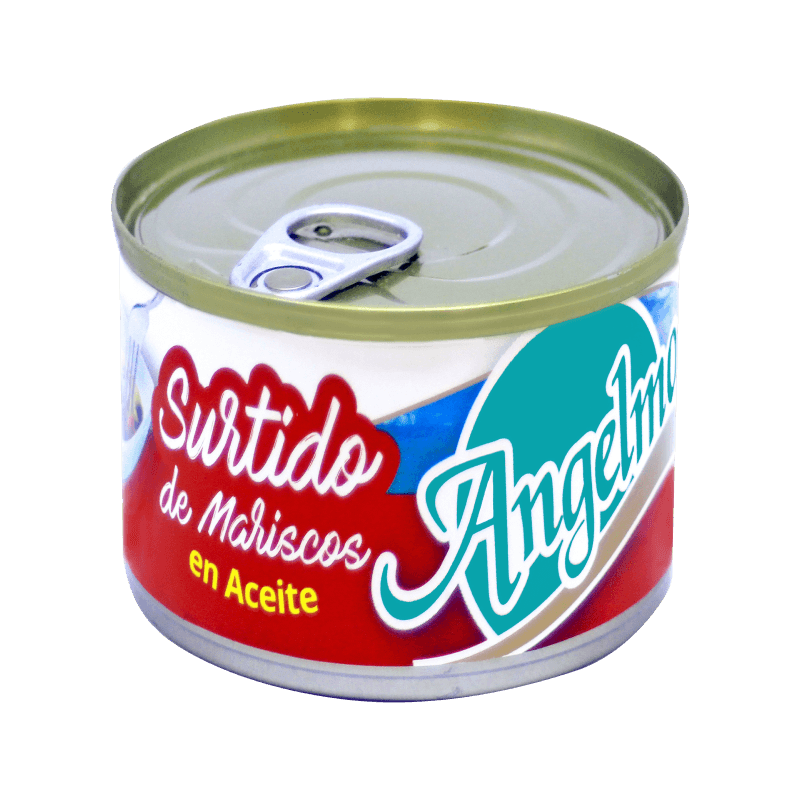 Imagen de Surtido de Mariscos en Aceite Angelmo 190g