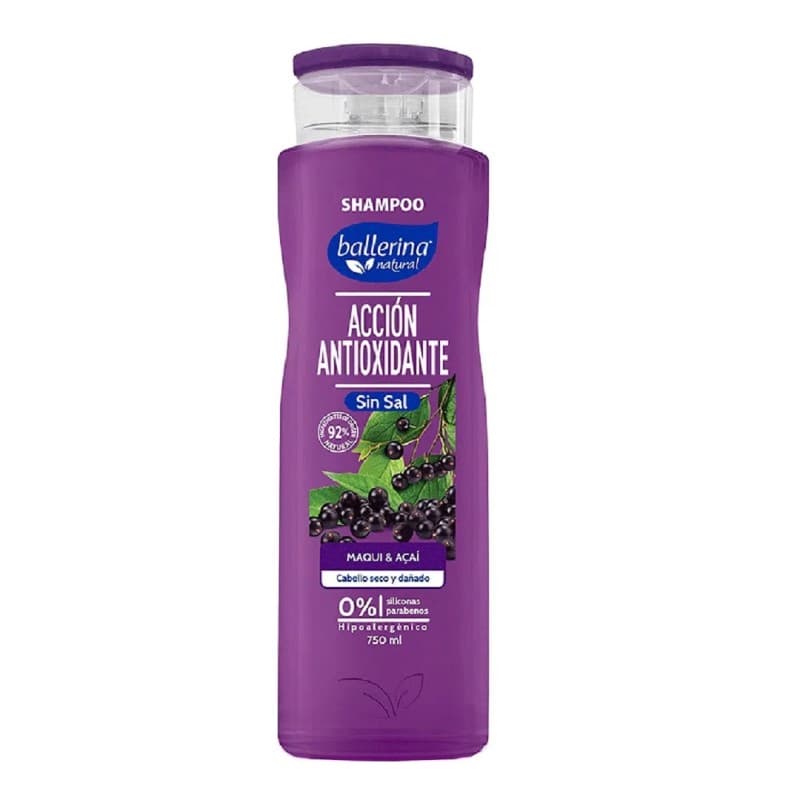 Imagen de Shampoo Ballerina Maqui -Acai y Te Verde 750ml