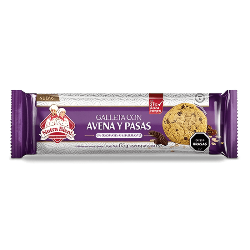 Imagen de Galletas C/Avena y Pasas Nutra Bien 175gr