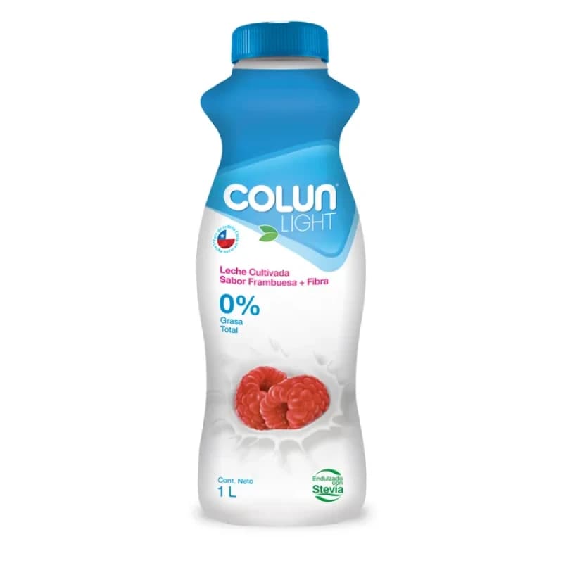 Imagen de Leche Cultivada Colun Framb. 0% Grasa 1Lt.