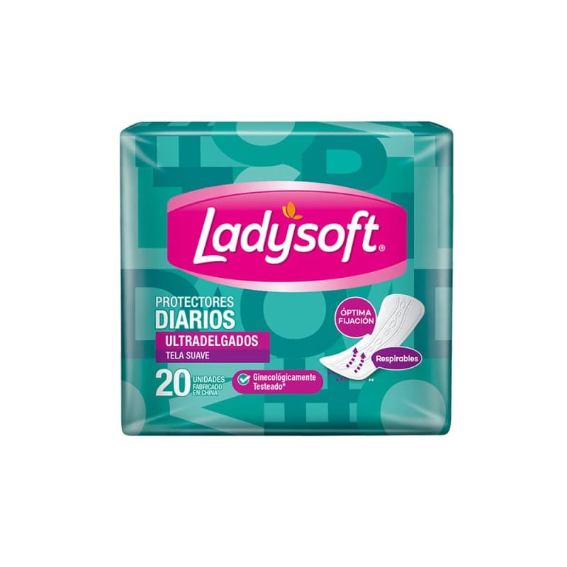 Imagen de Protectores diarios Ladysoft 20 und.