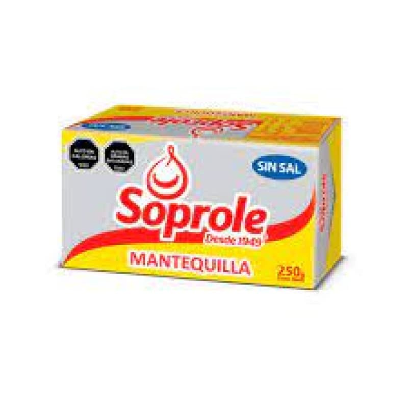 Imagen de Mantequilla S/Sal Soprole 250g
