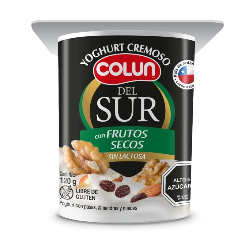 Imagen de Yogurt del Sur Colun Frutos Secos 120gr