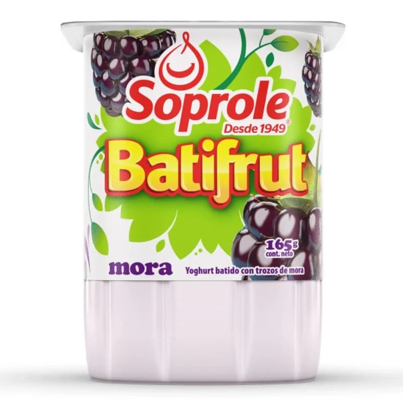 Imagen de Batifrut Soprole Mora 165gr