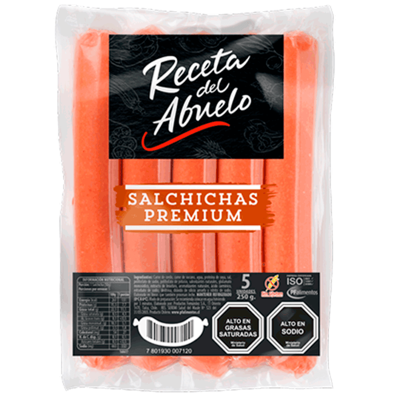 Imagen de Salchichas Premium RDA 250gr