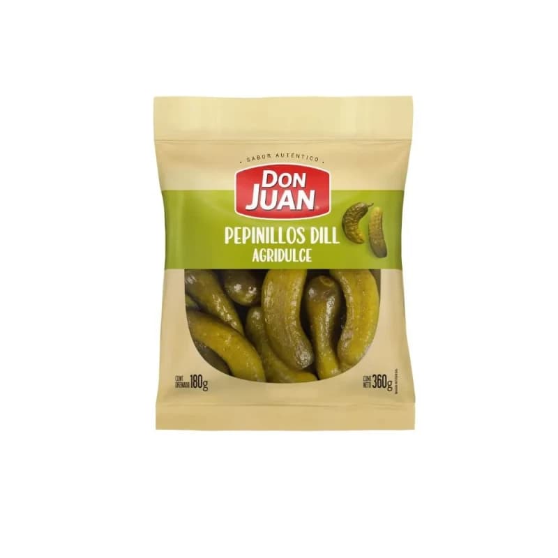 Imagen de Pepinillos Dill Agridulce Don Juan 360g