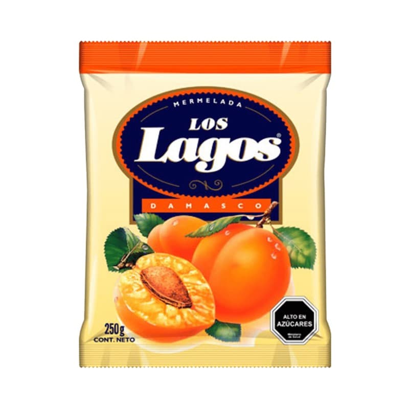 Imagen de Mermelada los Lagos Damasco 225g