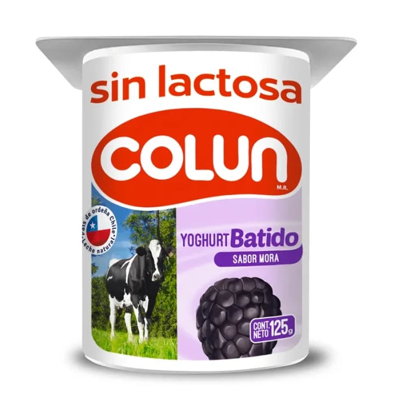 Imagen de Yogurt Colun sin Lactosa Mora 125gr