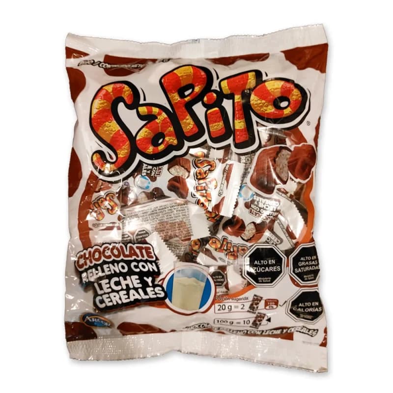 Imagen de Bolsa 30und Chocolate Relleno Sapito 300g