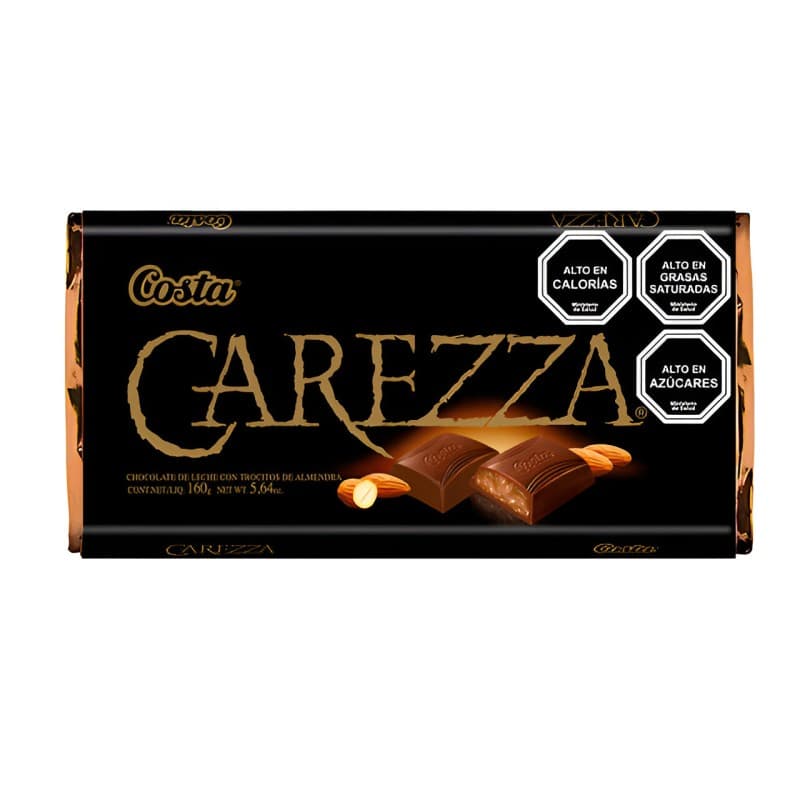 Imagen de Chocolate Carezza Almendras 160 Grs