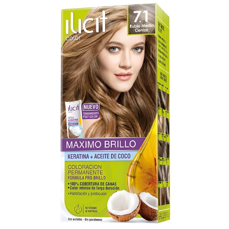 Imagen de Tintura Cabello Ilicit 7.1 Rubio Medio