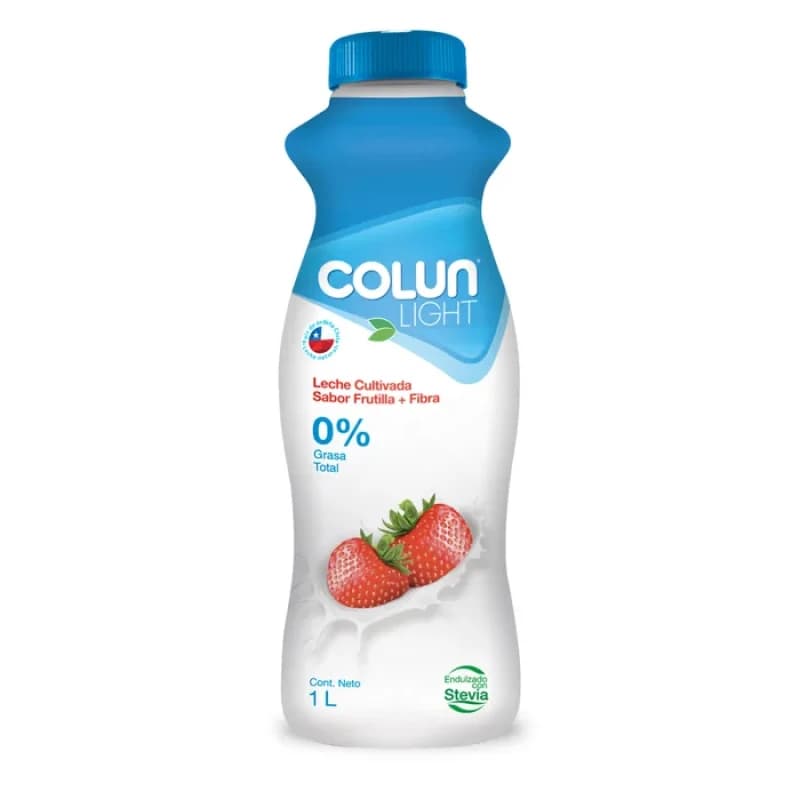 Imagen de Leche Cultivada Frutilla Colun 1Lt.