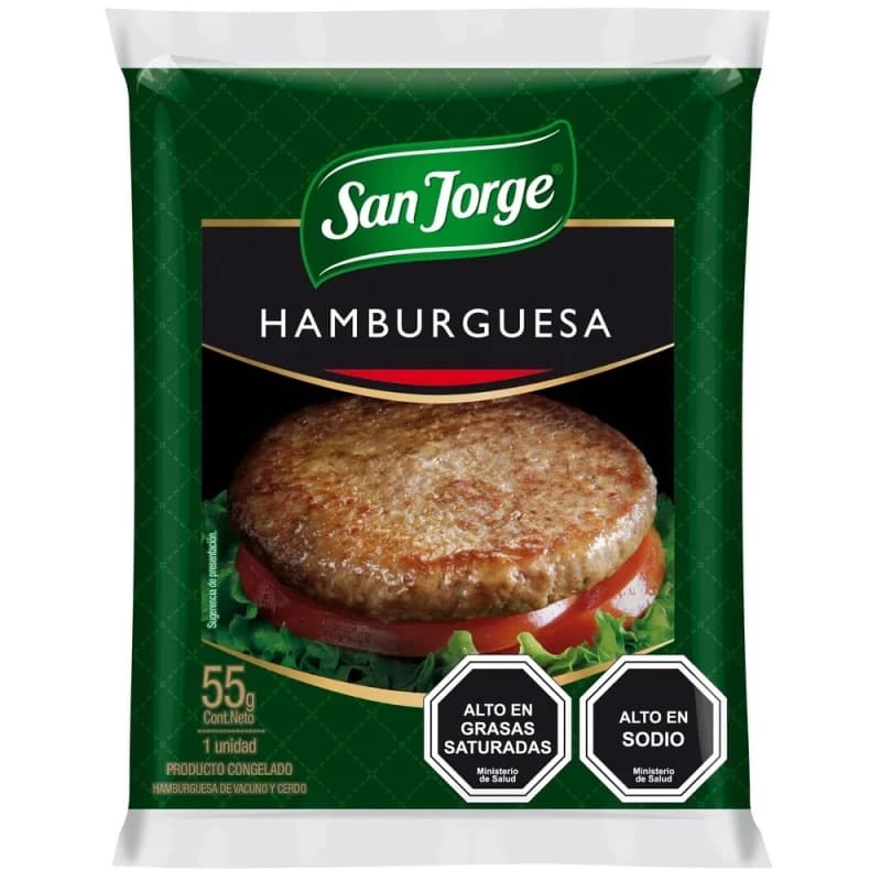 Imagen de Hamburguesa Cer/Vac San Jorge 55g