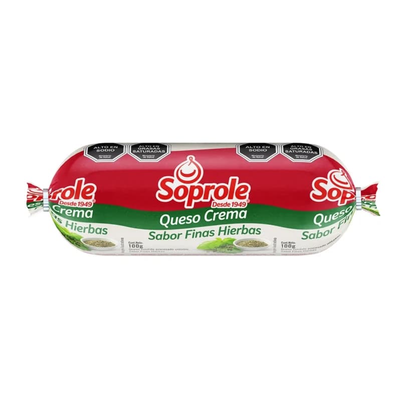 Imagen de Queso Soprole Crema Finas Hierbas 100g