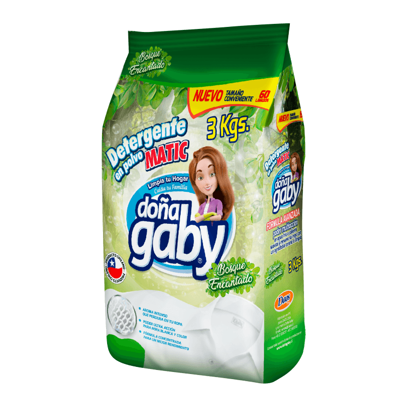 Imagen de Deter. Matic Doña Gaby Bosque Encantado 3kg