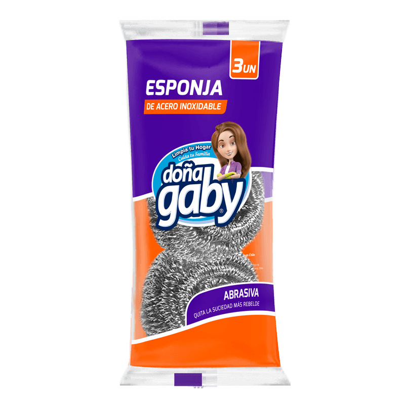Imagen de Esponja Acero Inoxidable Doña Gaby x3und