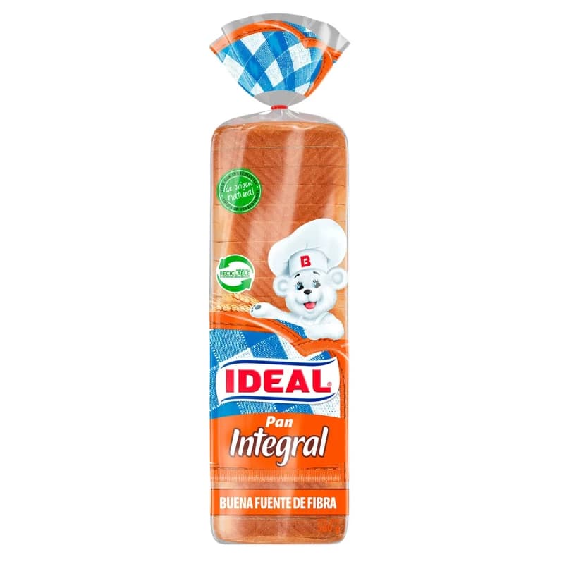 Imagen de Pan Integral Ideal 580gr