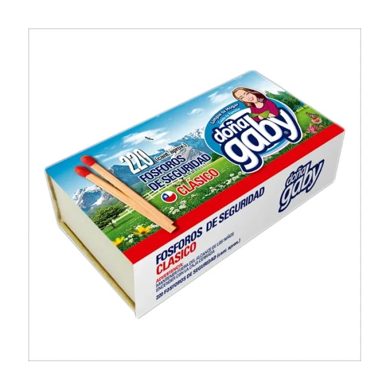 Imagen de Fósforos Doña Gaby Gigante 250 Canti. Aprox.
