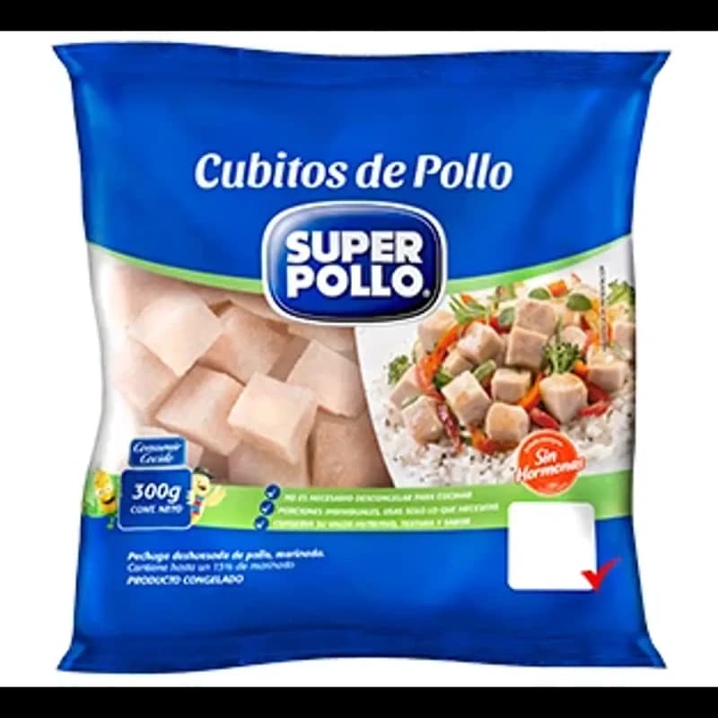 Imagen de Cubitos Pollo "Super Pollo" 300gr.