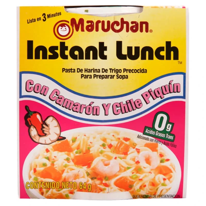 Imagen de Sopa Instantanea Maruchan Camaron y chile P. 64g