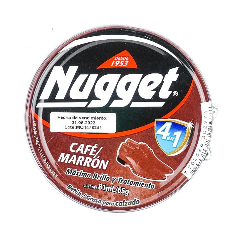 Imagen de Betún para Calzado Nugget Cafe 65gr.