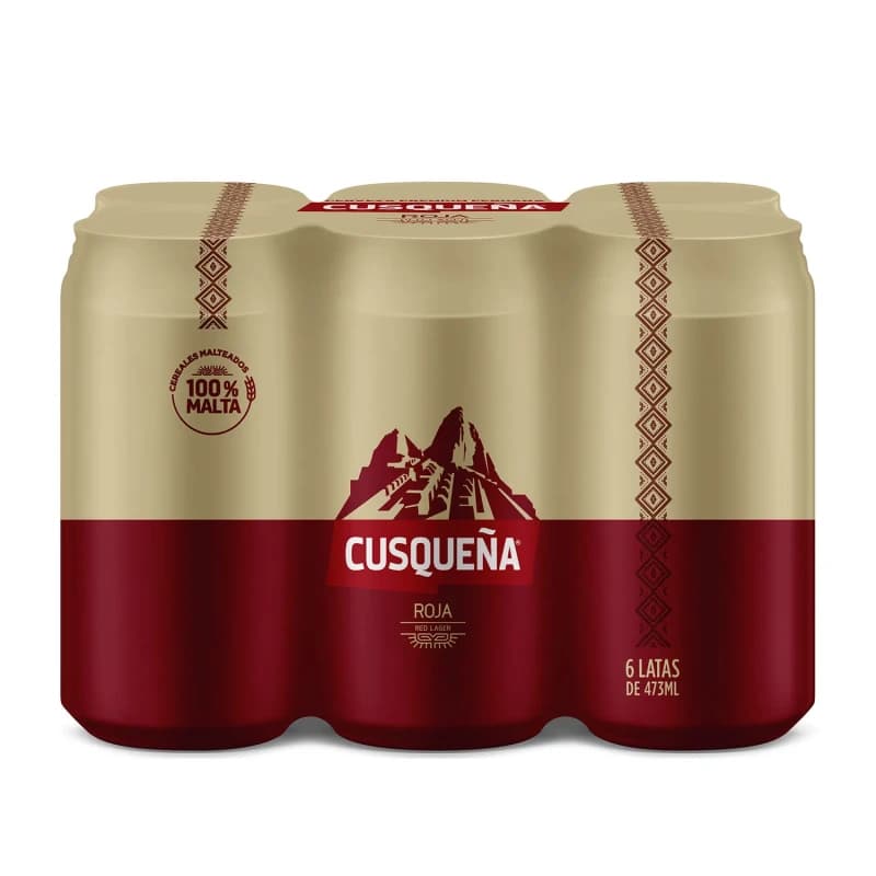 Imagen de Six Pack Cusqueña Roja 473ml
