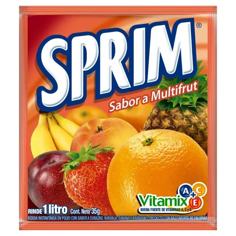 Imagen de Jugo en Polvo Sprim Multifrut 25gr