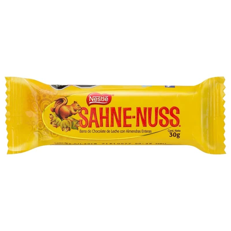 Imagen de Chocolate Sahne-Nuss Nestle 30g