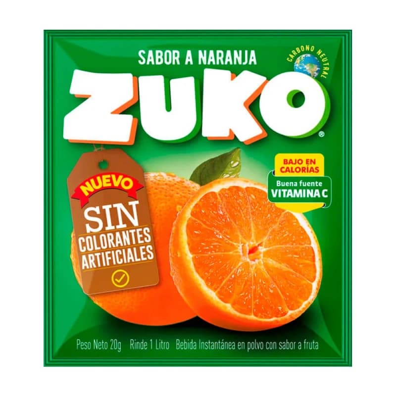 Imagen de Zuko Sabor Naranja 20gr
